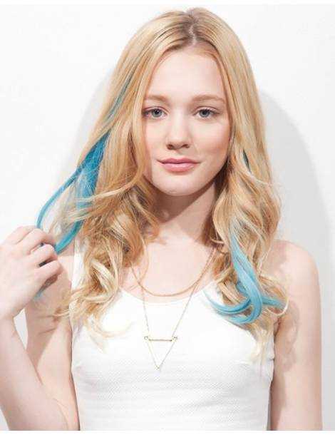 Clip-in hair extensions Clip-in hair extensions curly romance curl BLUE HAWAII-8 spotlight...
