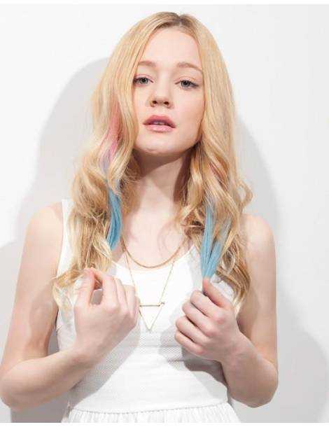 Clip-in hair extensions Clip-in hair extensions curly romance curl Cotton Candy-8 spotl...