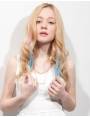 Clip Haarverlängerungen Clip Haarverlängerungen Clip Haarverlängerungen bunte lockige Romance Curl Cotton Candy-8 spotl...