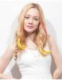 Extensions de cheveux a clip Extensions de cheveux a clip extensions a clips colores bouclé romance curl Pink Banana-8 spotli...
