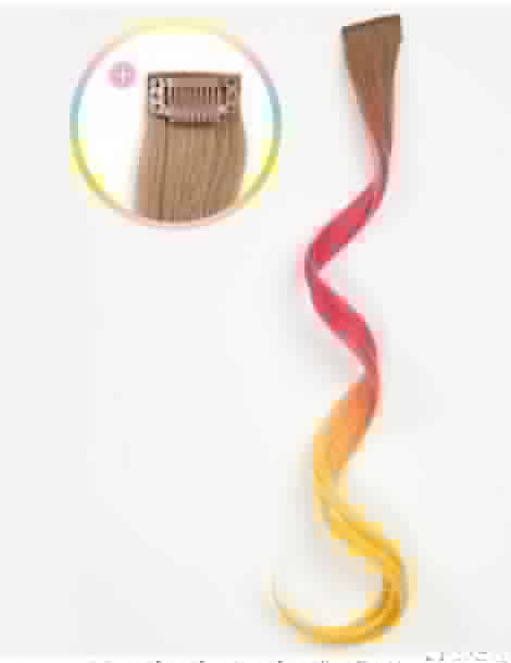 Extensions de cheveux a clip Extensions de cheveux a clip extensions a clips colores bouclé romance curl Pink Banana-8 spotli...