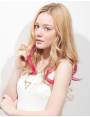 Extensions de cheveux a clip Extensions de cheveux a clip extensions a clips colores bouclé romance curl Pink Berry-8 spotlig...