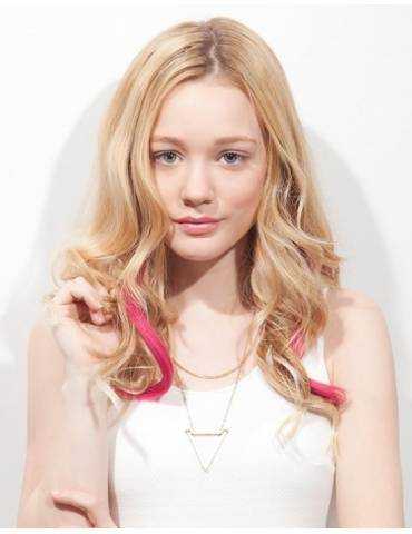 Clip-in hair extensions Clip-in hair extensions curl romance curl Pink Berry-8 spotlig...