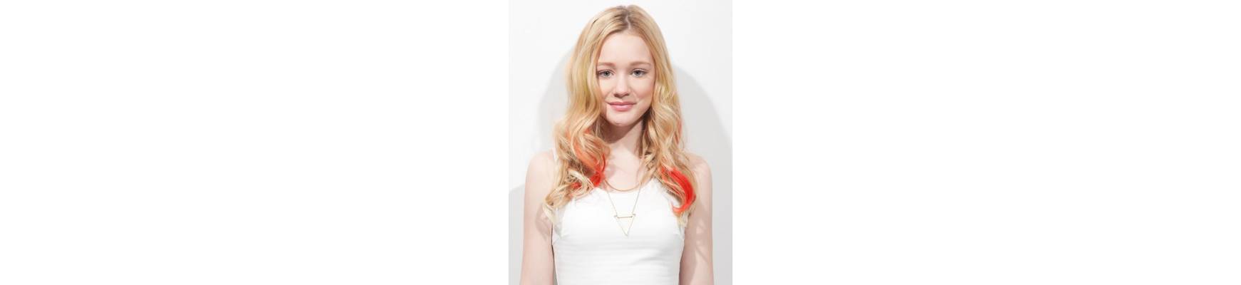 Clip-Haarverlängerungen Clip-Haarverlängerungen Clip-Haarverlängerungen colores lockig romance curl Summer-8 Sunset spot...