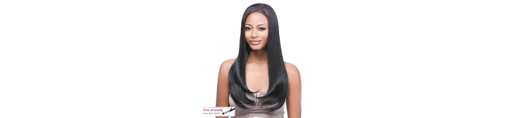 Extensiones de pelo sintético con pinzas Extensiones de pelo sintético con pinzas Extensiones de pelo liso con pinzas...
