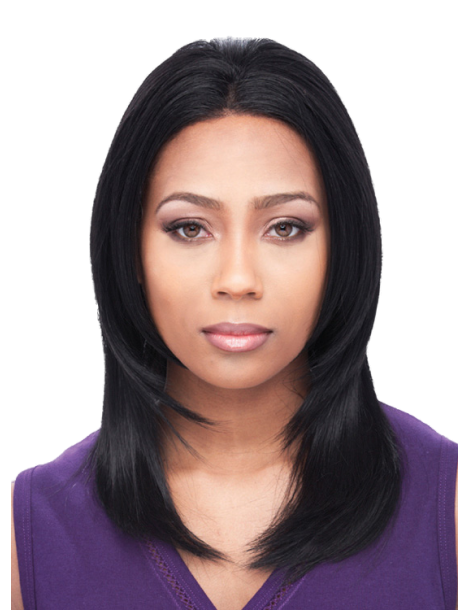 Perücken aus hitzebeständigen Fasern Perücken aus hitzebeständigen Fasern Perücke Full Lace Wig glatt Mittellon...