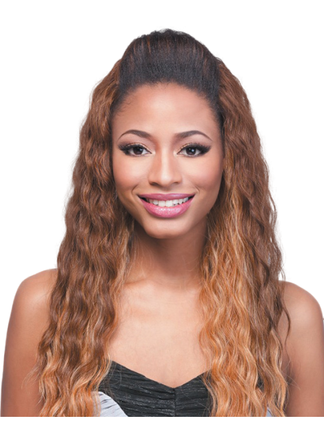 Half wig Fiber 100% Premium Half wig Fiber 100% Premium Half head long curly wig Ari it's a half wig IT'S ...