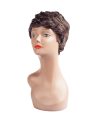 100% human hair wigs 100% human hair wigs short smooth wig 100% human hair Nia it's a cap we...