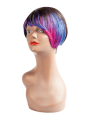 100% human hair wigs 100% human hair wigs short smooth wig 100% human hair Zoey it's a cap ...