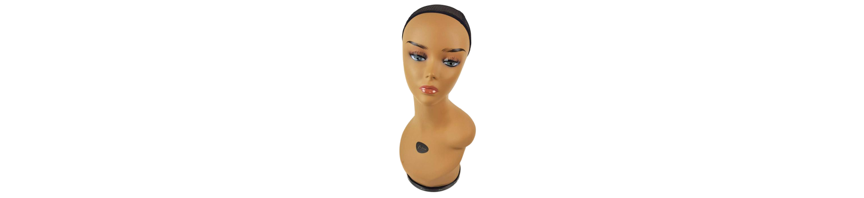 Mannequin head for white large wig
