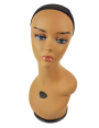 Mannequin head for white large wig