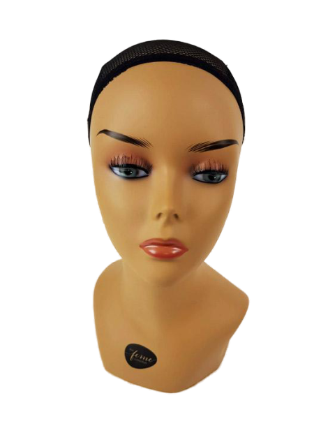 Mannequin head for wig color white small
