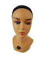 Mannequin head for wig color white small