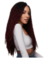 Mèches Faux locks pour crochets Braids Distressed Locs 20"