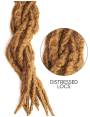 Mèches Faux locks pour crochets Braids Distressed Locs 20"