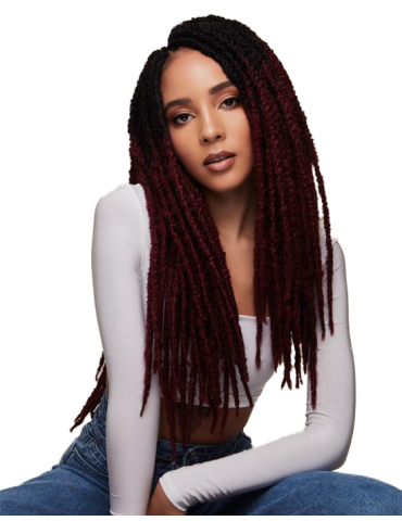 Mèches Faux locks pour crochets Braids Distressed Locs 20" Mèches Faux locks pour crochets Braids Distressed Locs 20"