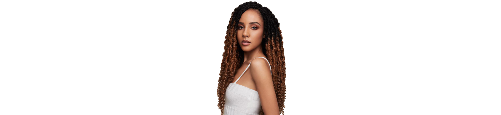 Dochte Falsche Locks für Haken Braids Infinity Locs 18"