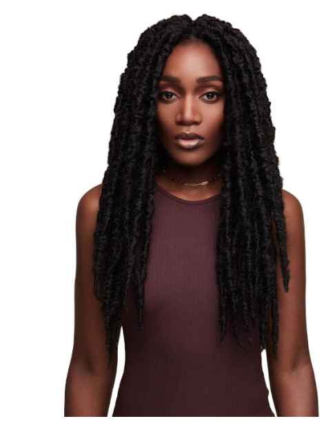 Mèches Faux locks pour crochets braids Rebel kink Jumbo Locs 19"