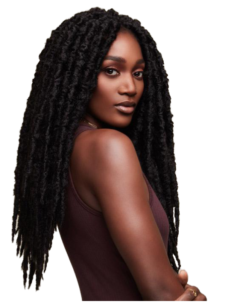 Mèches Faux locks pour crochets braids Rebel kink Jumbo Locs 19"