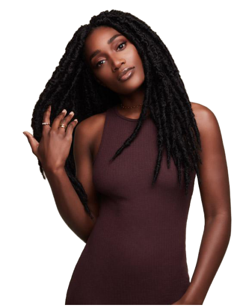 Mèches Faux locks pour crochets braids Rebel kink Jumbo Locs 19"