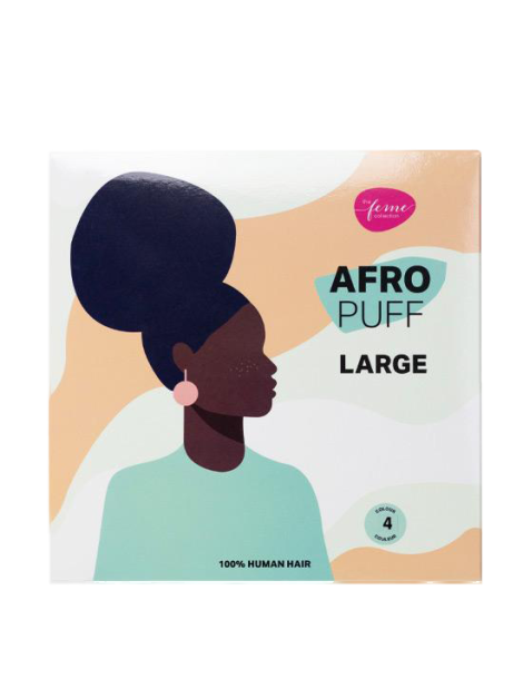 Postiche en cheveux naturels crépus Afro Puff large the feme