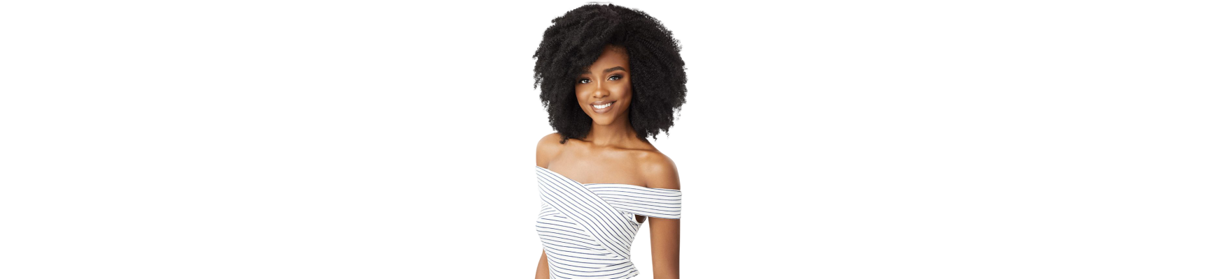 4C Corkscrew afro clip-en extensiones de cabello Outre