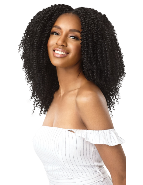 4A Kinky Curly Clip-In Hair Extensiones 10" Off