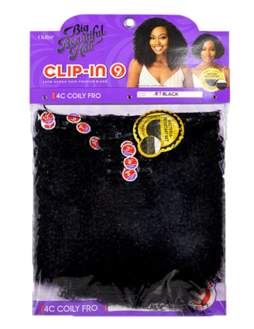 Extensions de cheveux à clip crépus 4A Kinky Curly 10" Outre Extensions de cheveux à clip crépus 4A Kinky Curly 10" Outre