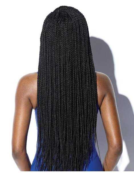 Perruque tresses lace wig Senegal Twist Ruwa cloud9 sensationnel