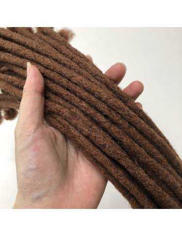 Extensiones de mechones de ganchillo hechas a mano en afro natural color de pelo crespo 33