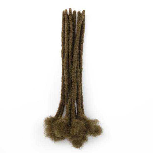 20 Extensiones mechones crochet afro natural pelo crespo color 30 Auburn hecho a mano
