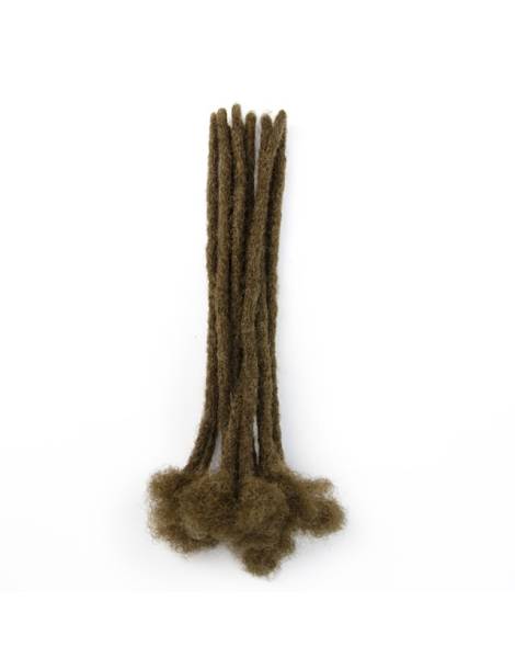 20 Extensiones mechones crochet afro natural pelo crespo color 30 Auburn hecho a mano