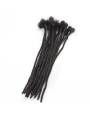 20 Extensions Locks Haken Naturhaar Afro krauses Haar Farbe Black Natur schwarz Natur handgemacht