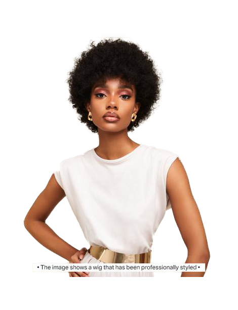 Perruque afro court lace wig crépus creeps Jumbo Coiled Pixie