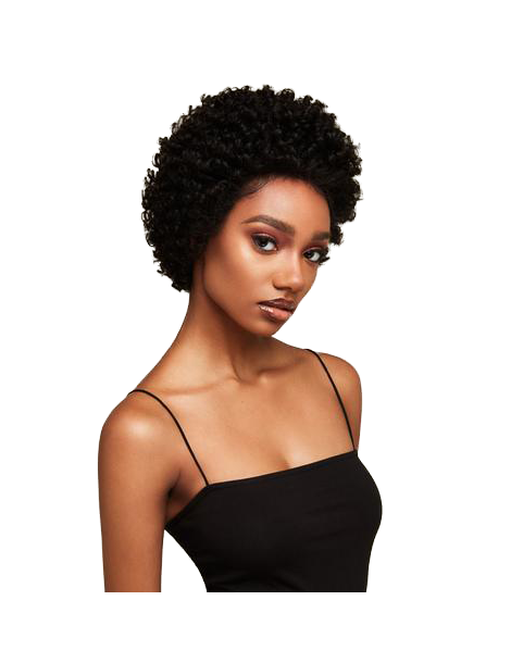 Perruque afro court lace wig creeps Jumbo Coiled Pixie Feme