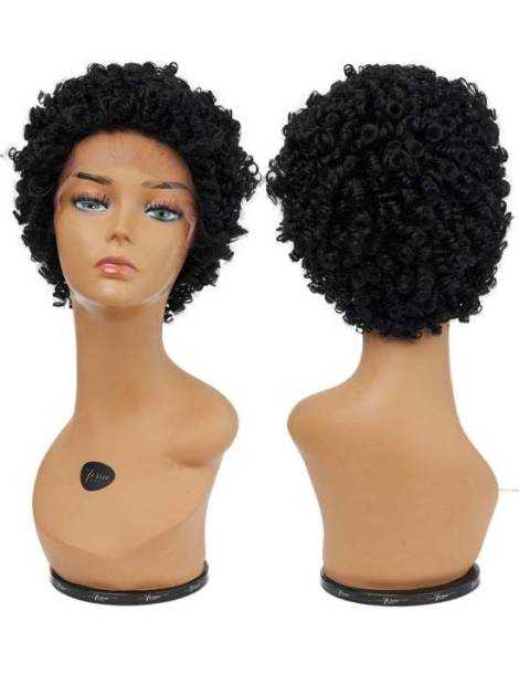 Perruque afro court lace wig crépus creeps Jumbo Coiled Pixie