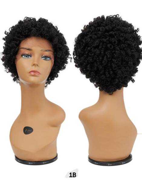 Perruque afro court lace wig crépus creeps Jumbo Coiled Pixie