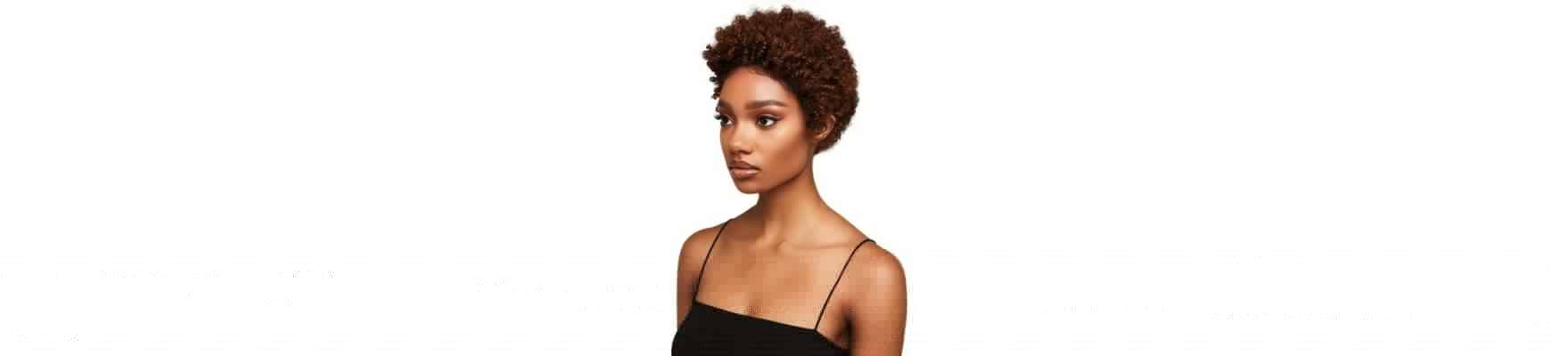 Peluca Afro peluca de encaje corto Classic Kink Feme