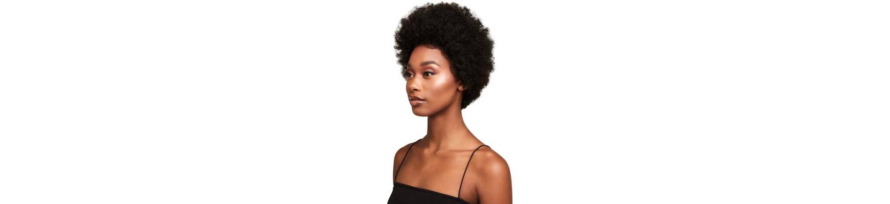 Perruque afro court lace wig crépus Natural Curl Feme