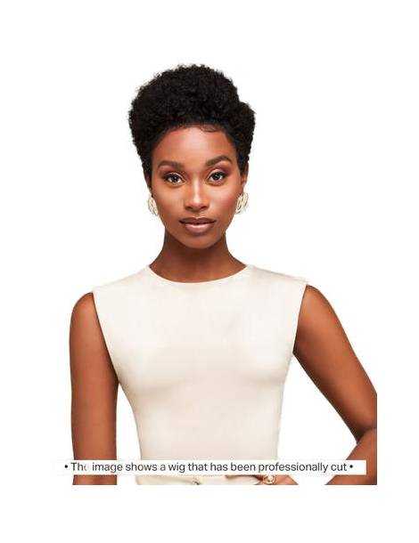 Perruque afro court lace wig crépus Natural Curl Feme