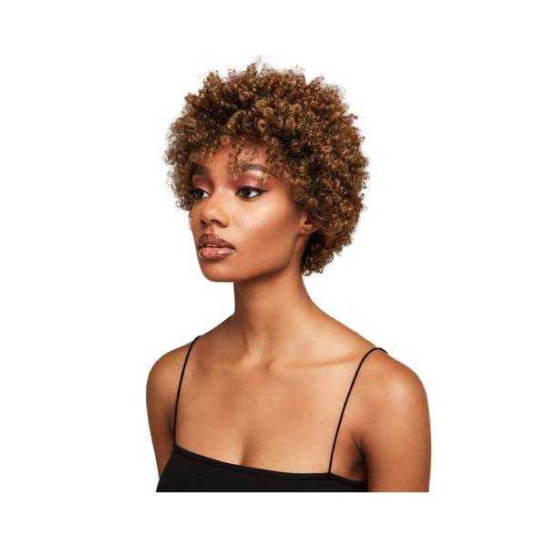 Afro-Perücke kurz Lace Wig kraus Soft Natural Curl Feme Afro-Perücke kurz Lace Wig kraus Soft Natural Curl Feme