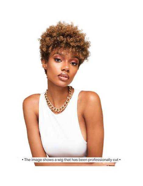 Perruque afro court lace wig crépus Soft Natural Curl Feme