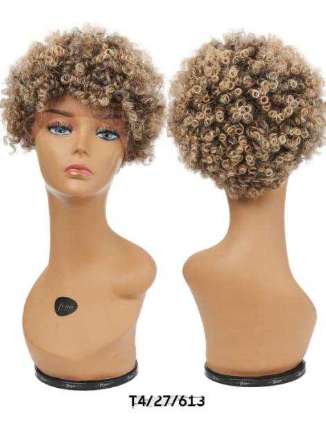 Perruque afro court lace wig crépus Soft Natural Curl Feme
