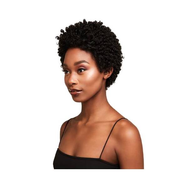 Afro peluca corta peluca de encaje rizado Super Coilled Pixie Feme
