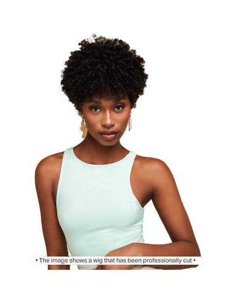 Perruque afro court lace wig crépus Super Coilled Pixie Feme