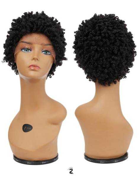 Perruque afro court lace wig crépus Super Coilled Pixie Feme