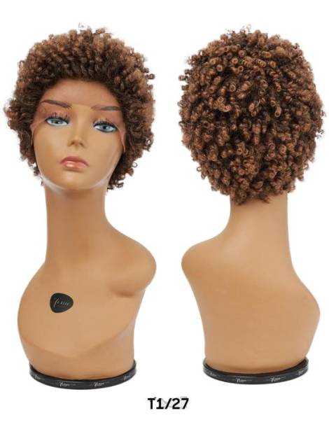 Perruque afro court lace wig crépus Super Coilled Pixie Feme