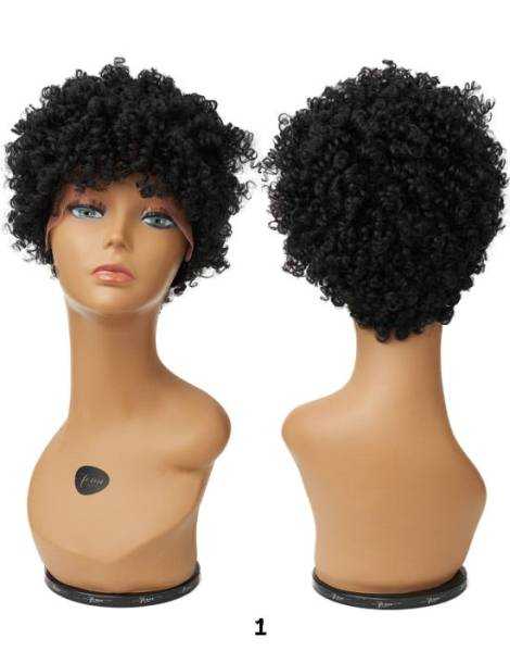 Perruque afro court lace wig crépus Soft Natural Curl Feme
