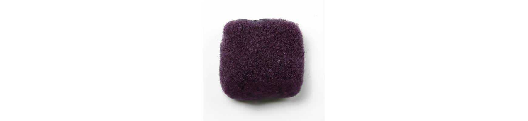 100% Cabello Humano Natural Afro Rastas Cyrus color morado