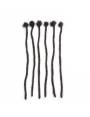 10 Extensions locks crochet cheveux naturel afro crépus couleur